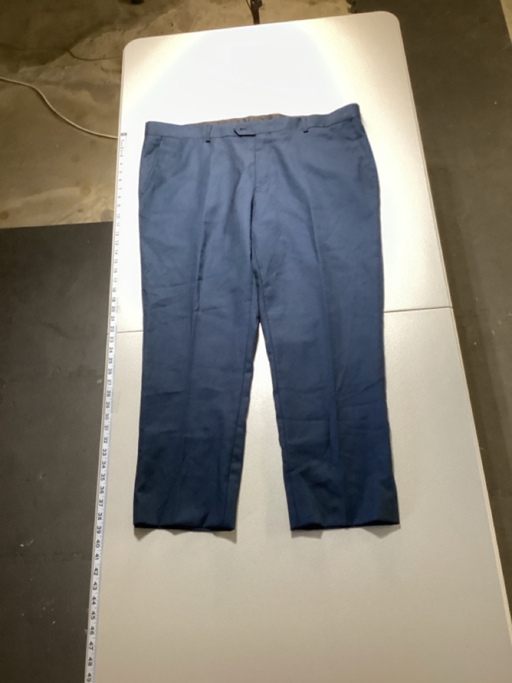 Men's Classic Dress Pants in Navy Blue